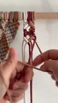 Tuto Macramé : Design Style Tribal ✨ | Macrame Tutorial: Tribal Inspired Design 🏹 #macrame #diy