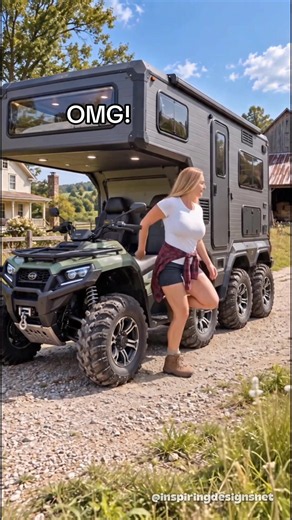 Let me show you our new ATV camper! 😱🙌 | Camper Van