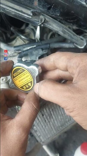 Function of radiator cap #vario125 #coolant #radiator