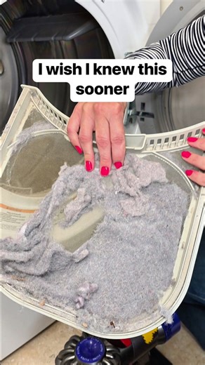 Now I use a dryer hose attachment to pull out leftover lint #laundry #dryer #cleaning #home Always follow manufacturer guidelines and remember to turn off and unplug the dryer before cleaning ✨ | Liz & Jeff