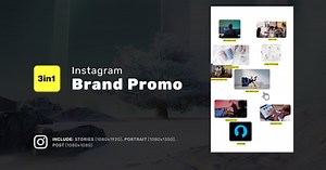 Brand Promo - Instagram Stories, Portrait, Square