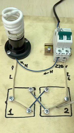 💡Circuit Of opening and closing double Switch 💡 #electrical #electrician #engineering #electricalengineering | ＥｌｅｃｔｒｏＢｏｏｍ-Ｂｏｏｍ