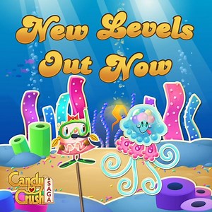 170K views · 1.6K reactions | Tiffi's been swimming... and look what she found!! NEW LEVELS! Who knew they were hiding under there!?  | Candy Crush Saga | Facebook