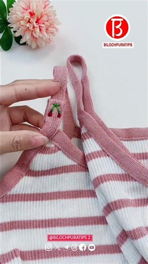 How to easily and nicely alter shoulder straps that are too long