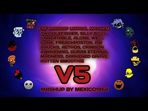 FNF Mashup Lyrical Mayhem V5 - Mashup by MX54