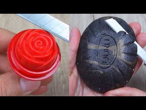 Relaxing Soap Cutting ASMR. Satisfying Soap and lipstick cutting. Corte de jabón - 1345