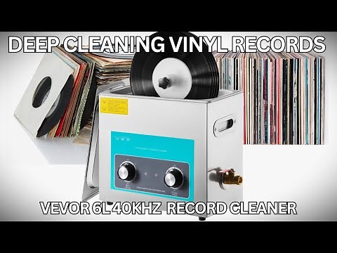 Deep Cleaning Vinyl Records with Ultrasonic Sound – VEVOR Ultrasonic Vinyl Record Cleaner Review