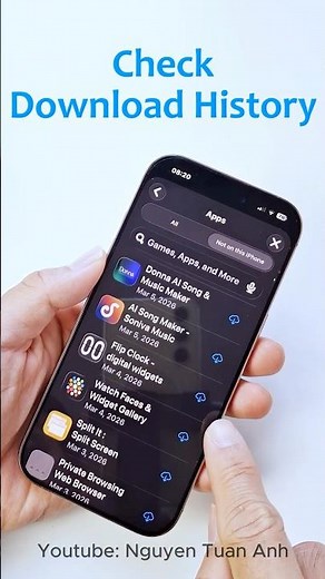 How to Check Download History on App Store