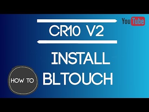 Creality CR-10 V2 Bltouch Auto Bed Leveling Sensor Installation Tutorial (2020) #bltouch #creality