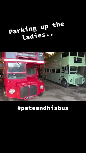 Parking up the ladies #peteandhisbus #barml2355 #routemaster #londonbus