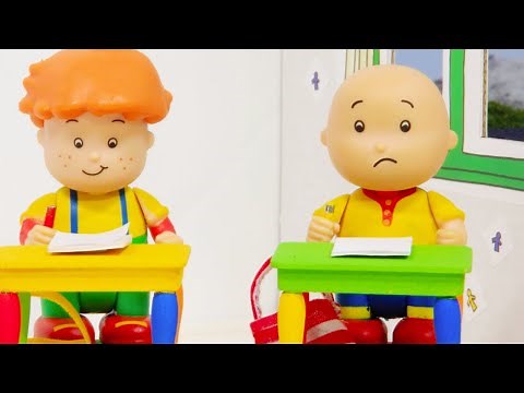 📝 Caillou and the School Exam 📝 | Funny Animated Kids show | Caillou Stop Motion