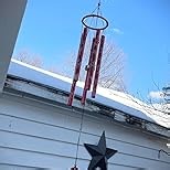 33" Memorial Wind Chimes Outdoor | Deep Tone with Animated Dragonfly Spinner, Rustproof Garden Decor for Patio/Lawn, Sympathy Gift for Mom/Dad/Unisex