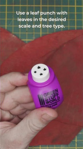 How to make scale tree leaves from coffee filters