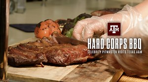 The Texas A&M Corps of Cadets was treated to a night of truly-great Texas BBQ in Duncan Dining Hall, courtesy of pitmaster Alan Caldwell of Fargo's Pit BBQ! The cadets enjoyed a full menu of brisket, ribs, sausage, mac and cheese, greens, baked beans, and a whole lot of love! | Texas A&M University