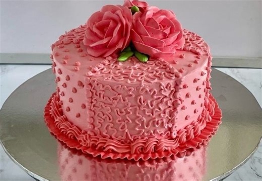 98K views · 1.4K reactions | Beautiful Rose Flowers Cake Decorating Tutorial #cake #cakestagram #FBVIDEO #fbviral #chocolatecake #birthdaycake #cakedecorating #challenge #viralvideo | Dessert Studio | Facebook