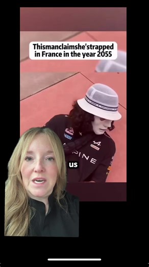 What is happening with the 2055 man? #confused #wth #trapped #inthefuture @le voyageur du futur 🆘