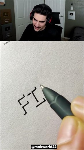 How to Draw Shadow Letter! 🤯