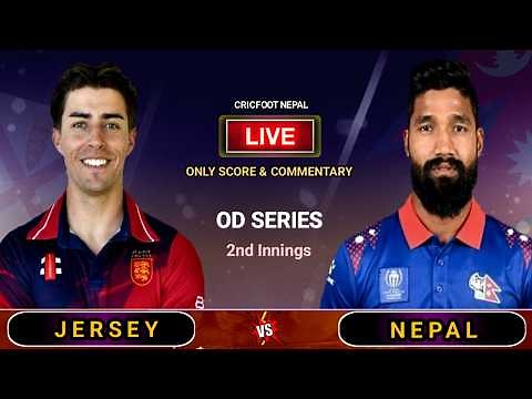 Nepal vs Jersey 2nd Innings Live Scores Commentary | 2nd OD Match | Cricfoot Nepal