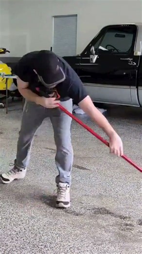 Cleaning Webfoot's Polyurea Garage Coating