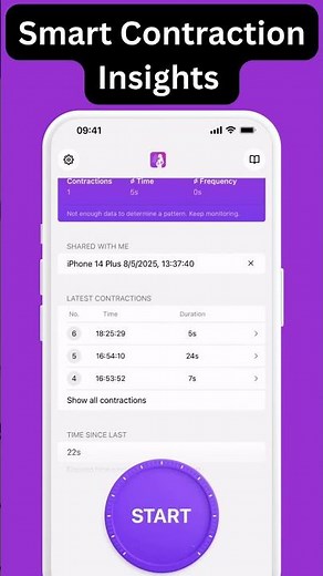 Bump Pulse: Contraction Timer | App Preview