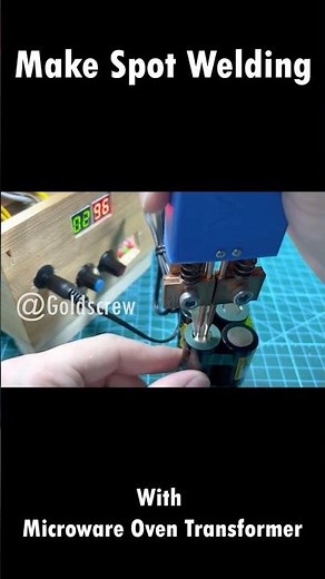 How to Make a Spot Welding From a Microware Oven Transformer
