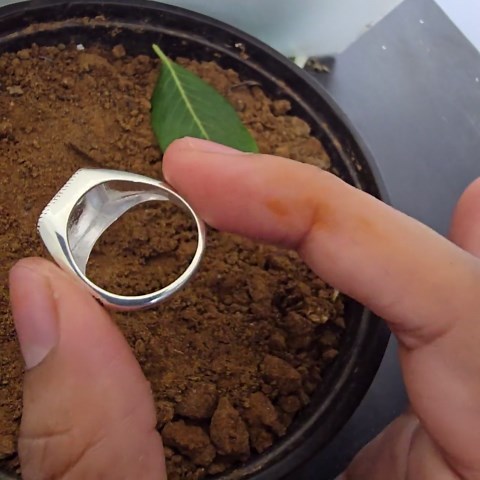 Personalized Sterling Silver Square Signet Ring: Engraved Initial Monogram Jewelry - Etsy