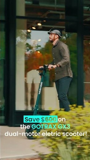 One Day Only: Save $600 on the GOTRAX GX3 eScooter