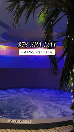 $73 Spa Day Package with Water Therapies and AYCE Meal