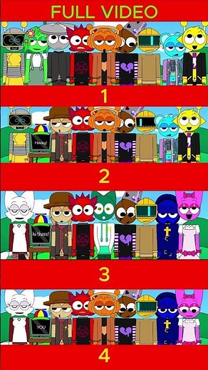 Sprunki But All Characters is PYRAMIX HUMAN VERSION Incredibox #sprunki #sprunkiincredibox