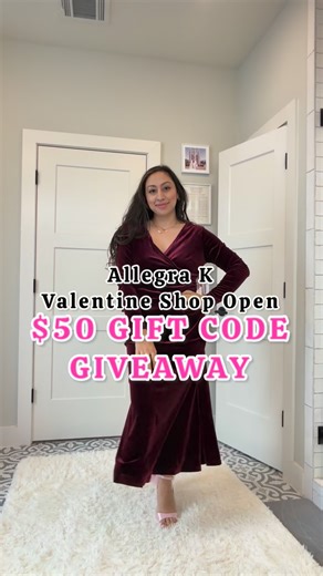 Victoria Sophia Belliston on Instagram: "So many cute Valentine’s and Spring styles found at the @allegrakfashion store! 🩷 GIVEAWAY POST 🎀🩷 We are treating one of y’all to a $50 GIFT CODE in store credit to the ALLEGRAK store! Rules: 1. follow @allegrakfashion and @victoriabelliston 2. Tag a friend (each tag is an entry) 3. Optional BONUS 10 entries (Share in Stories)& tag us 4. Optional BONUS 10 entries(reshare this post) Giveaway ends February 11th at 11:59 p.m. CST. Countries eligible incl