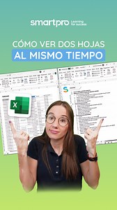 💥¿Sabías que puedes ver dos hojas del mismo archivo de Excel al mismo tiempo? Sí, ¡al mismo tiempo! Esto te permite comparar datos, copiar información y trabajar más rápido sin ir y venir entre pestañas. Pequeños trucos como este te ayudan a ser más ágil, entregar sin errores y reducir el estrés. 📅 Del 29 de septiembre al 2 de octubre llega el ÚLTIMO Maratón de Excel del 2025 📊 Más de 1.800.000 personas ya vivieron esta experiencia y comprobaron que Excel no es difícil cuando lo aprendes con 