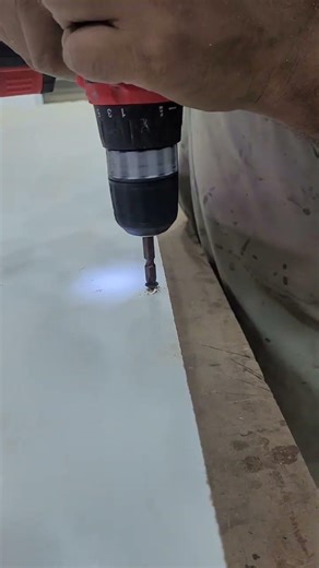 Installing L Bracket on Cabinet Board