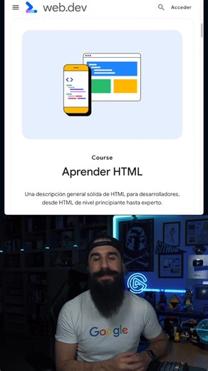 225K views · 4.4K reactions | Los 3 cursos de Google para aprender desarrollo web desde cero: HTML, CSS y JavaScript ↓ | Brais Moure | Facebook