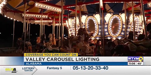 Valley's festive merry-go-round opens for the holiday season