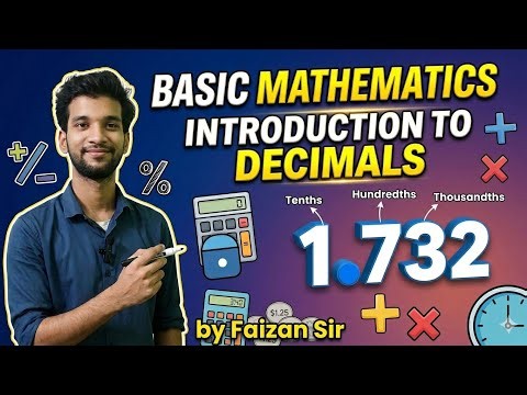 DECIMALS | BASIC MATHEMATICS | ARITHMETIC | FOR BEGINNERS | CLARITY COACHING CENTRE | BY FAIZAN SIR