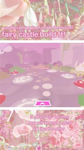 Fairy Castle Build for Trade in Adopt Me