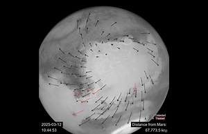 Hera's Mars flyby - Asteroid Framing Camera