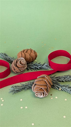 1.4K views · 24 reactions | We are pleased to reintroduce one of our most popular tutorials: Felt Pinecones. A craft favorite since created by @properpenny over five years ago, we have new dies that make this project easier than ever! Find the full tutorial and supply list linked in our bio. #pinecones #falldecor #winterdecor #handmadeholiday #feltflowers #benziefelt #benziedesign | Benzie Design | Facebook