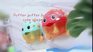 Bath Bubble Maker for Kids - Automatic Bubble Maker for Bathtub - Crab Bubble Machine Bath Toy - Baby Bath Time Bubble Toy for Tub