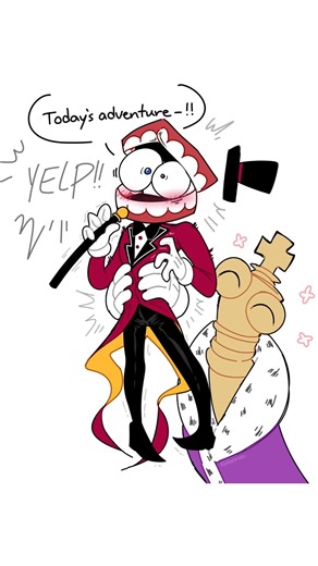 Caine x Kinger!😳🔥 The Amazing Digital Circus Comic Dub