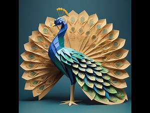 How to Make an Origami Peacock | Easy Step-by-Step Tutorial
