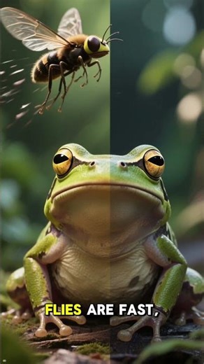 FROGS EAT FLIES!! #frog #frogs #animals #animal #animalshorts #science #nature #education