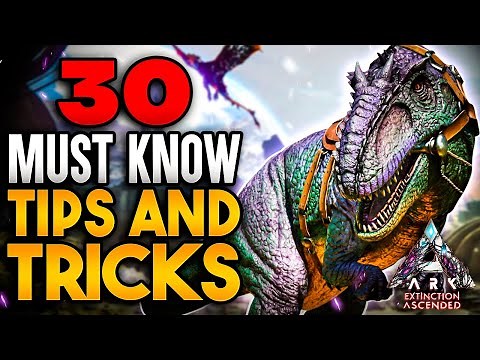 30 TIPS and TRICKS to Become A PRO Extinction Ark Ascended Player