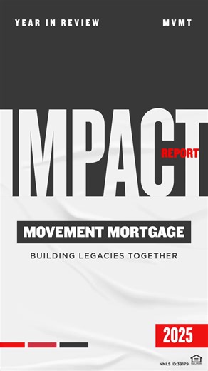 A defining year. The 2025 Impact Report arrives tomorrow. #movementmortgage #loanofficer #realestate #realtor #impactreport | Luke Carrender NMLS # 1501833 - Movement Mortgage