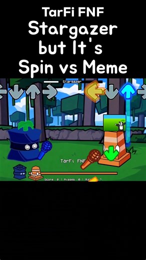 Stargazer but It's Spin vs Meme #fnf #cover #fnfmod #bloxfruits