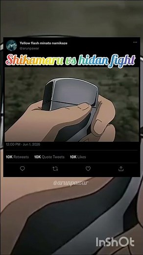 Shikamaru's Revenge & The Fall of Hidan #anime #naruto #aestheic
