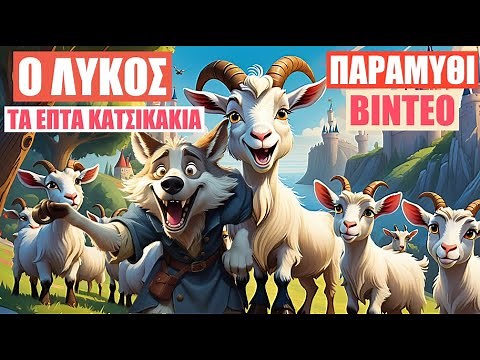 Ο Λύκος και τα Επτά Κατσικάκια | Παραμύθια για Παιδιά στα Ελληνικά | Παιδικά Παραμύθια Κλασικά