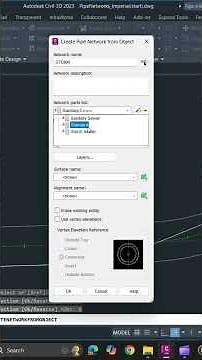 How to Create Pipe Network From Object? #civil3d #pipenetwork #design #modeling #autodesk #course