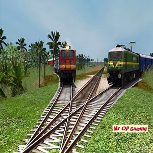 22K views · 420 reactions | 3 Electric Trains on One Tracks Crossing | Mr OP Gaming | Facebook