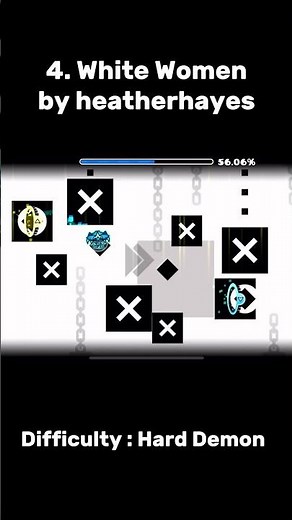 Top 5 Best Level Names in Geometry Dash #geometrydash #gd #joke (showcases by floob, Nexus and me)